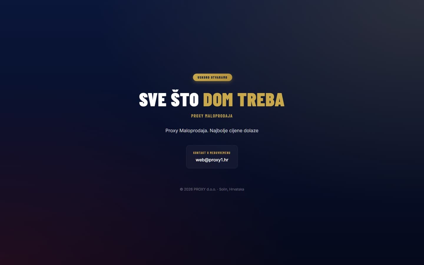 Pokazni primjer: maloprodaja.proxy1.hr